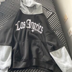 Los angeles embroided hoodie